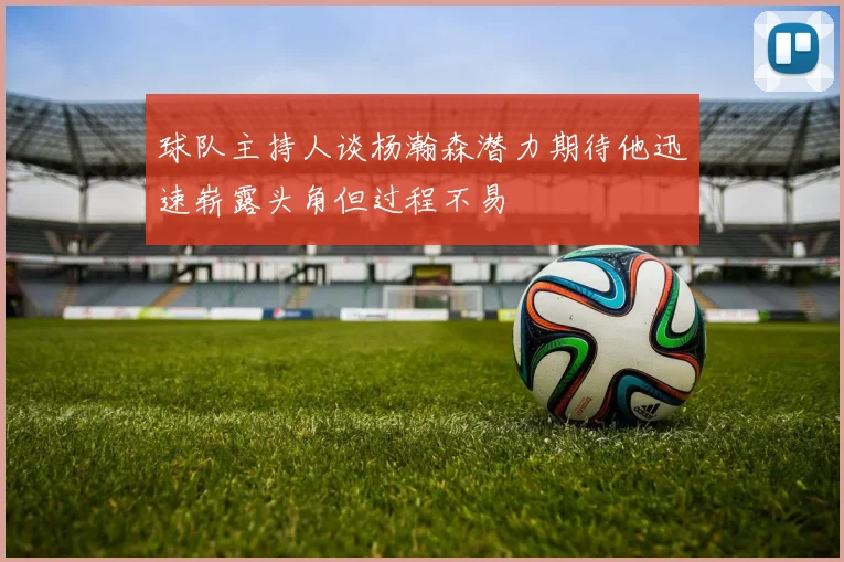 球队主持人谈杨瀚森潜力期待他迅速崭露头角但过程不易
